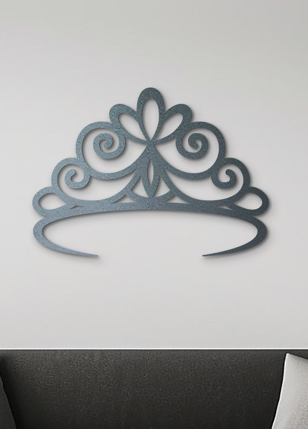 Інтер'єрна картина на стіну, декоративне панно з дерева "Корона принцеси", стиль мінімалізм 25х18 см Woodyard (292012944)