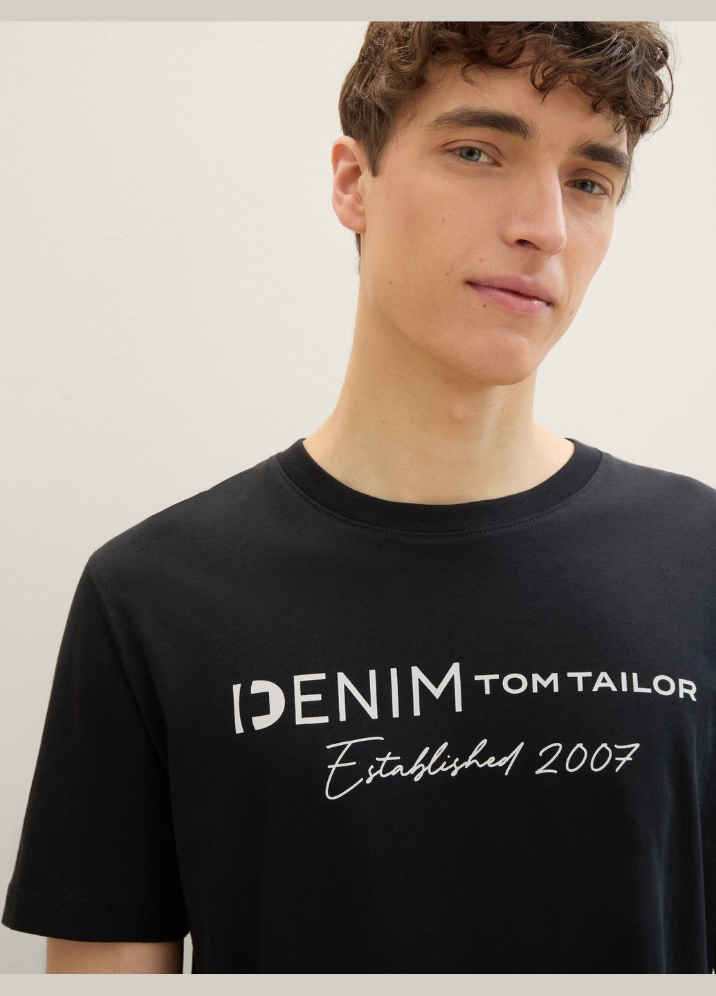 Черная футболка Tom Tailor