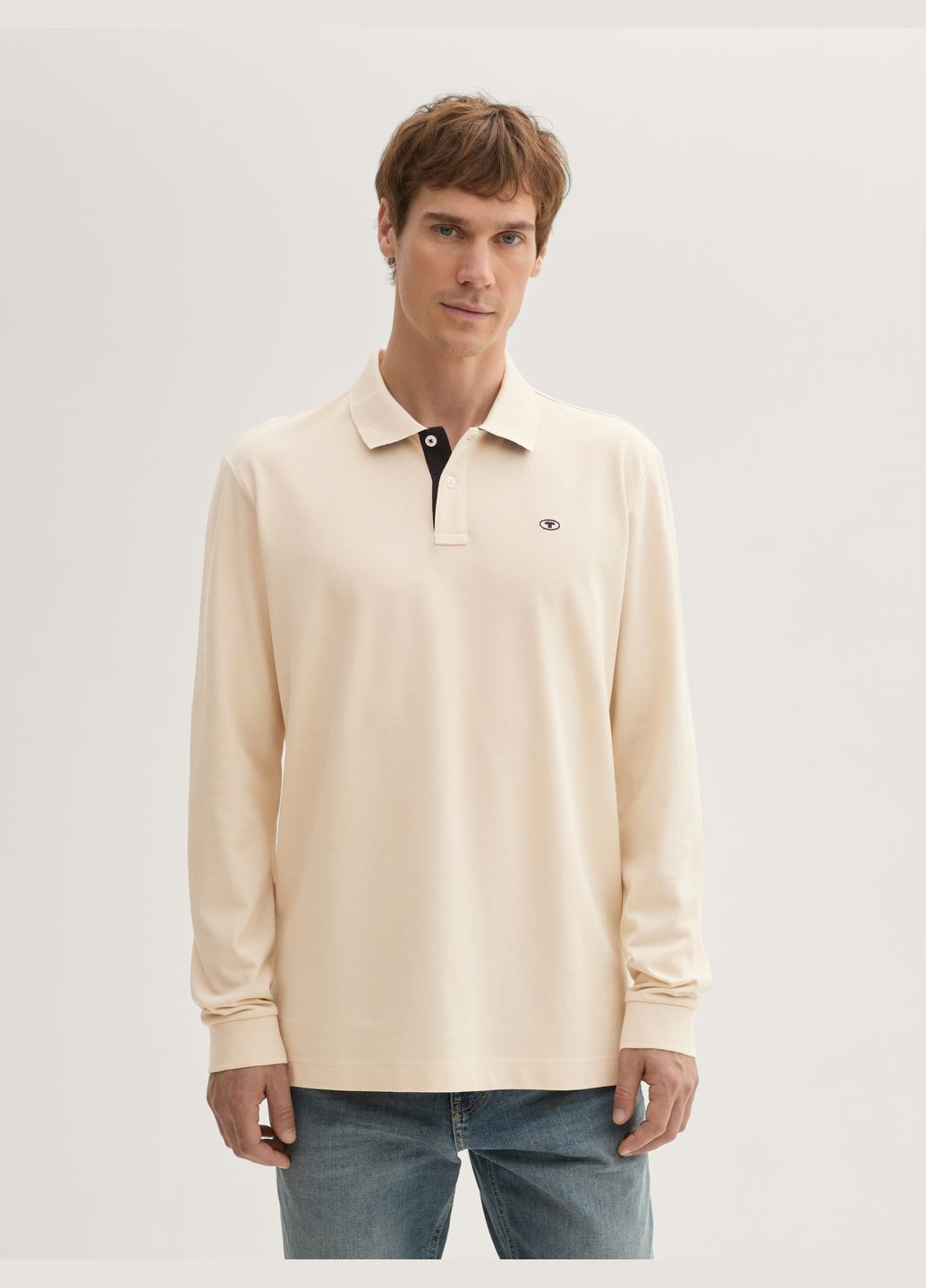 Лонгслів Tom Tailor бежевий