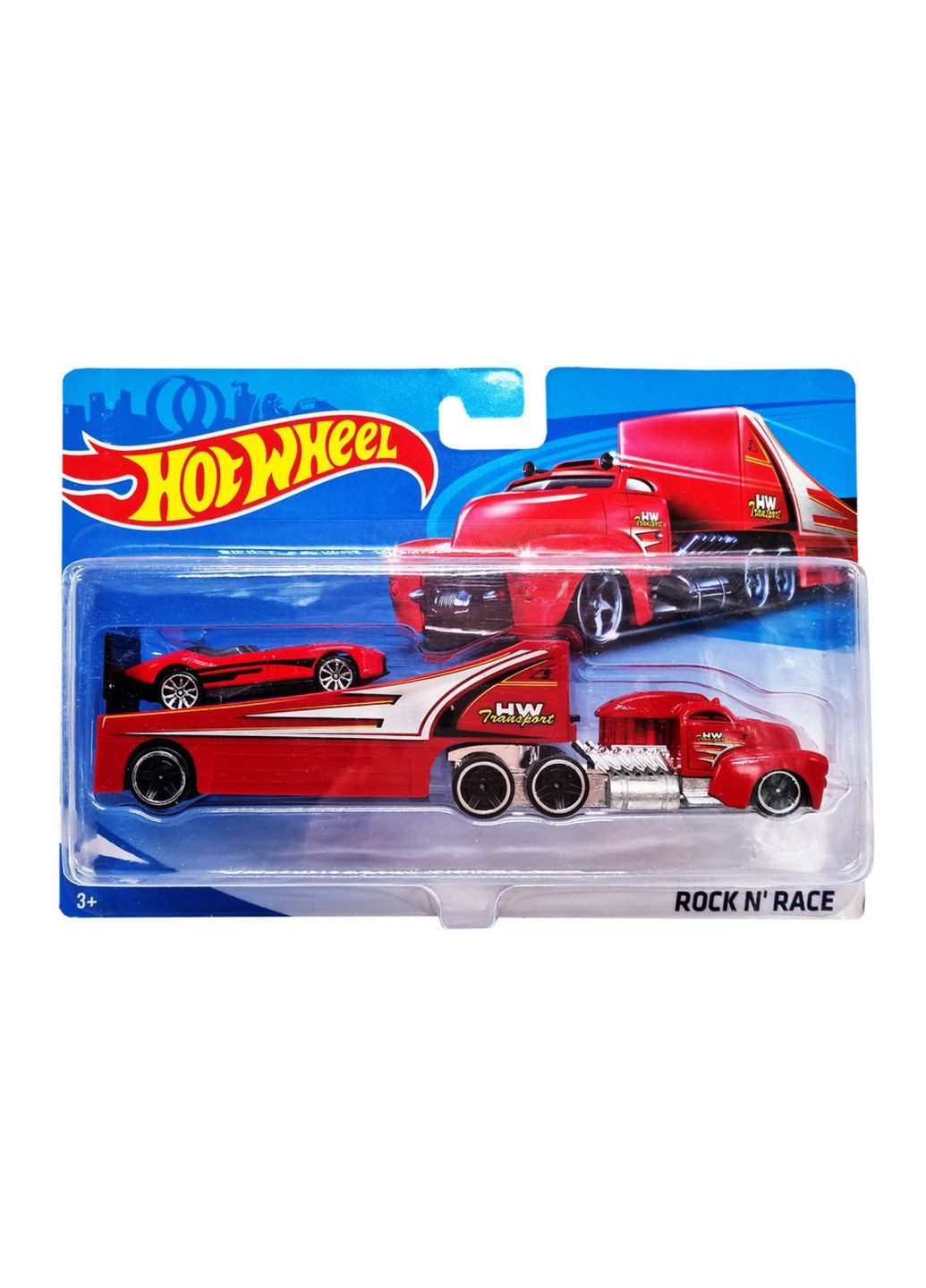 Детский игровой набор машинок с трейлером 5х25х16 см Bambi (289459480)