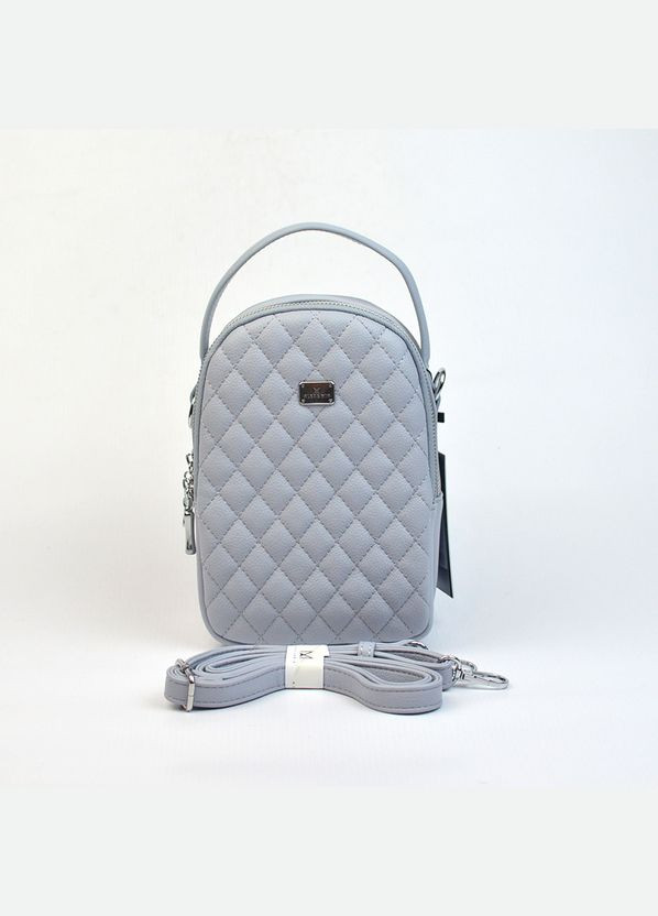 Блакитна жіноча маленька вертикальна міні сумочка крос боді для телефону Alex&Mia (338182392)