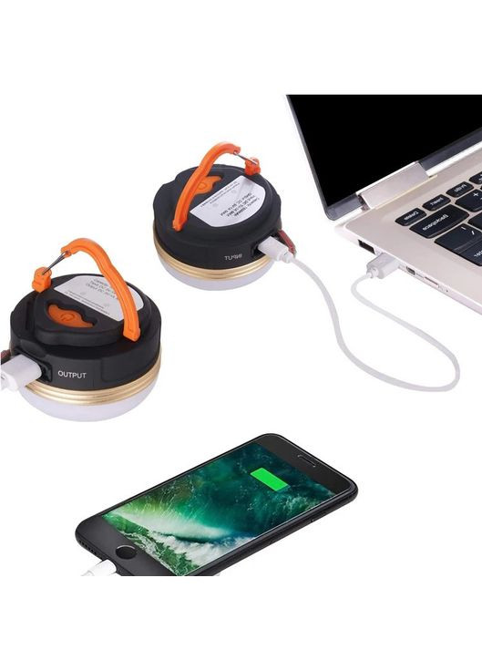 Портативный фонарь для кемпинга с магнитом и функцией POWER Bank No Brand (348119009)