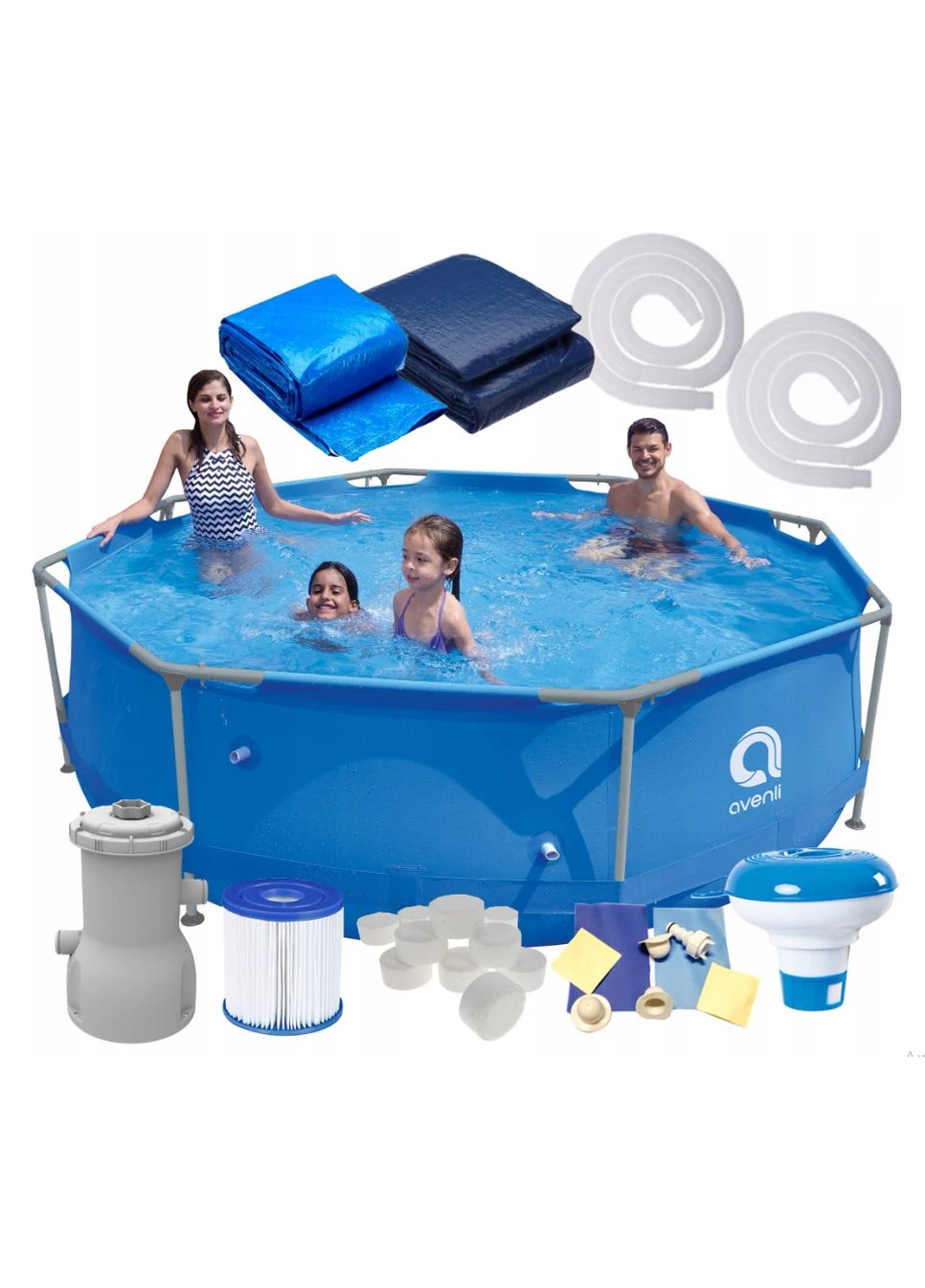 Бассейн каркасный ПВХ 366 см Avenli (389078556)