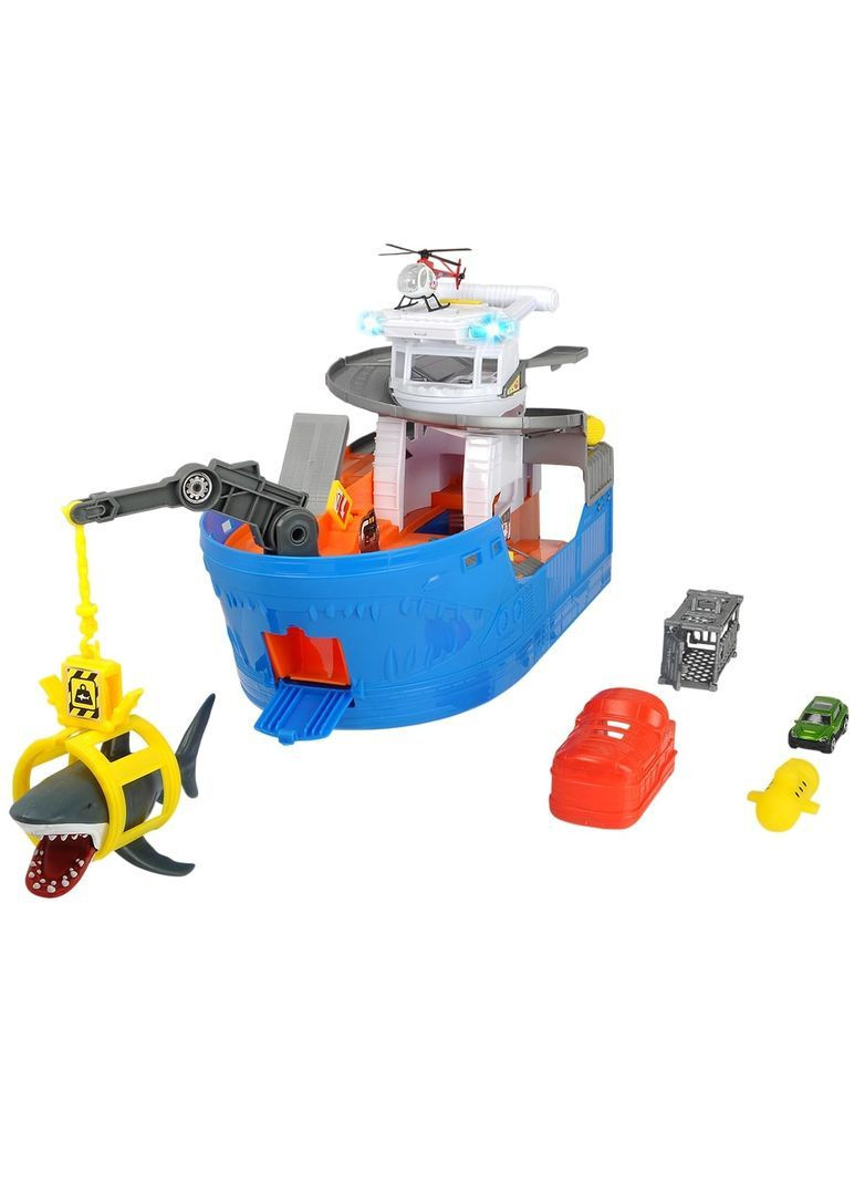Игровой набор Катер Охота на акул с лодкой () Dickie toys 3779001 (370705414)