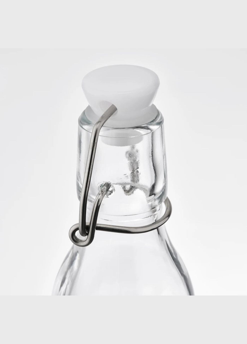 Пляшка з кришкою ІКЕА KORKEN 15 кл Прозоре скло (80476334) IKEA (267898566)