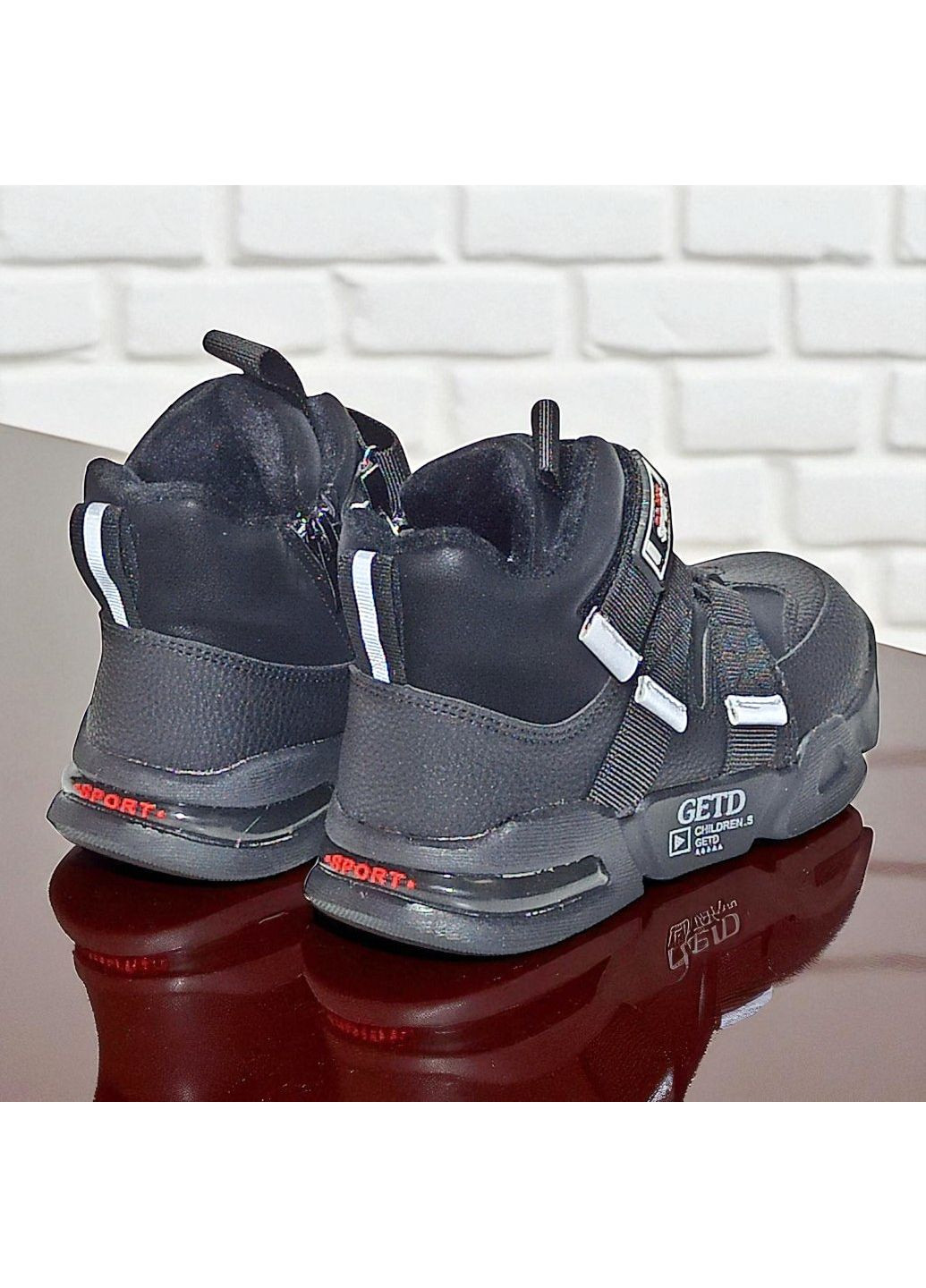 Утеплені демісезонні черевики на флісі хайтопи на липучках для хлопчика Клібі Clibee (360713846)