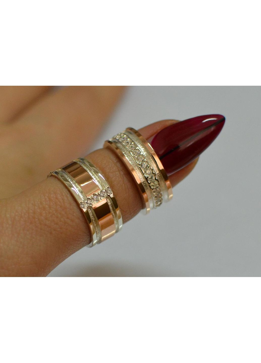 Пара обручок із срібла Silver Style (367112948)