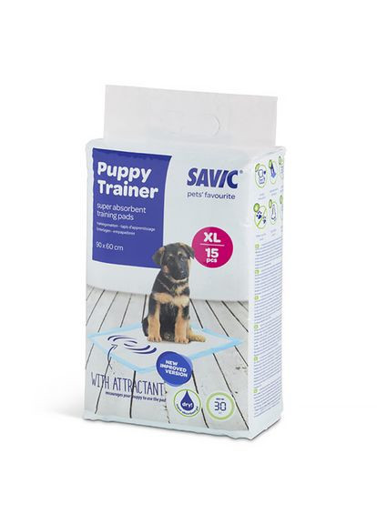 Пелюшка Puppy Trainer для собак XL 15 шт 60х90 см (5411388352202) Savic (319322553)