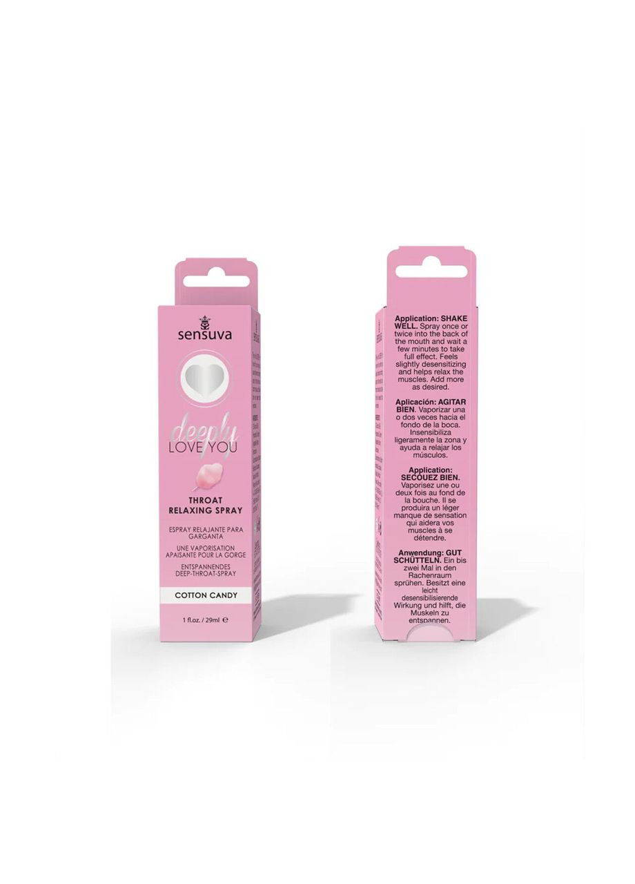 Спрей для минета Deeply Love You Cotton Candy (29 мл), для глубокого минета Sensuva (369780718)