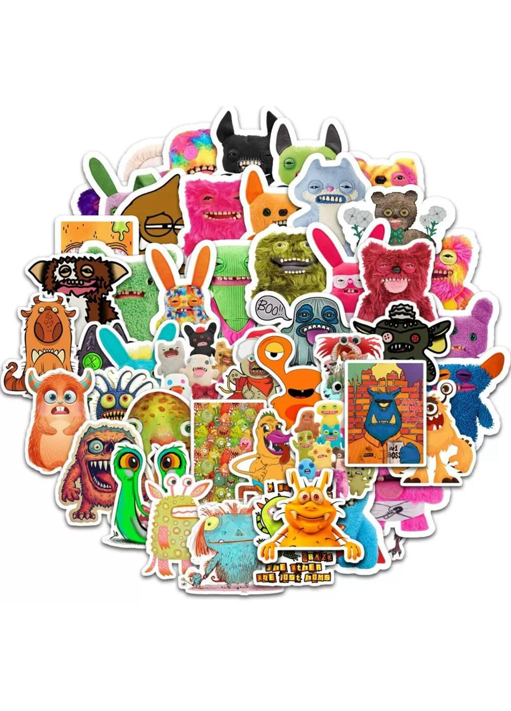Набор наклеек Фаглеры Fugglers (50шт.) No Brand (352768613)