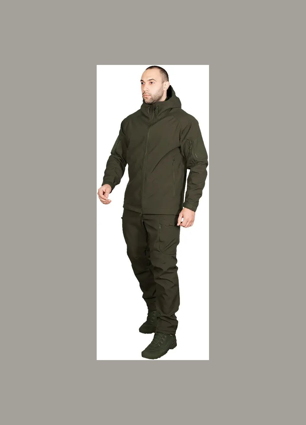 Зелений демісезонний костюм stalker softshell зелений Camotec