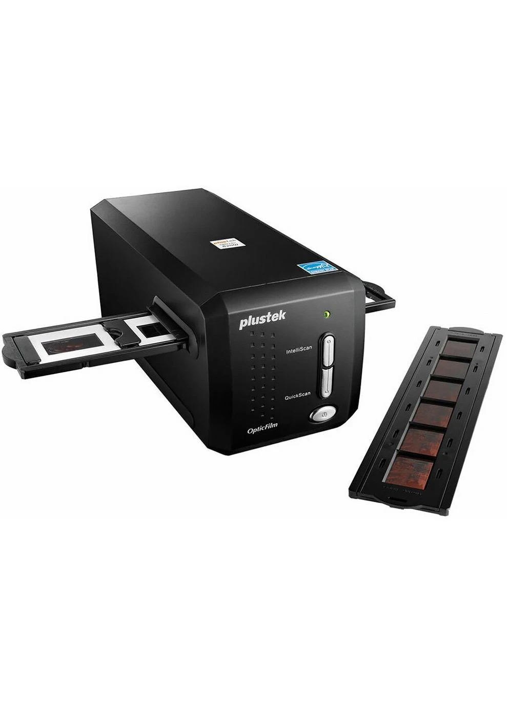 Сканер OpticFilm 8200i SE (7200dpi 48bit LED быстр. 36 сек. пленк.слайд-сканер черный) Plustek (398648476)