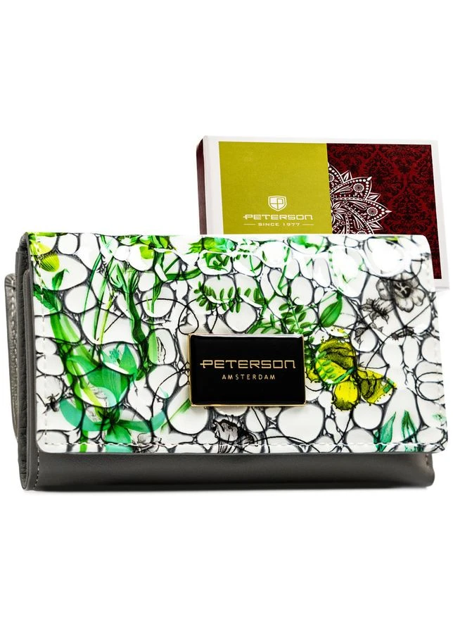 Кошелек женский кожаный PTN PH29-LFL-7162 Green Peterson (367060012)