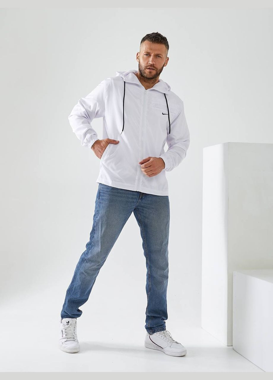 Біла демісезонна вітровка FINO Mode