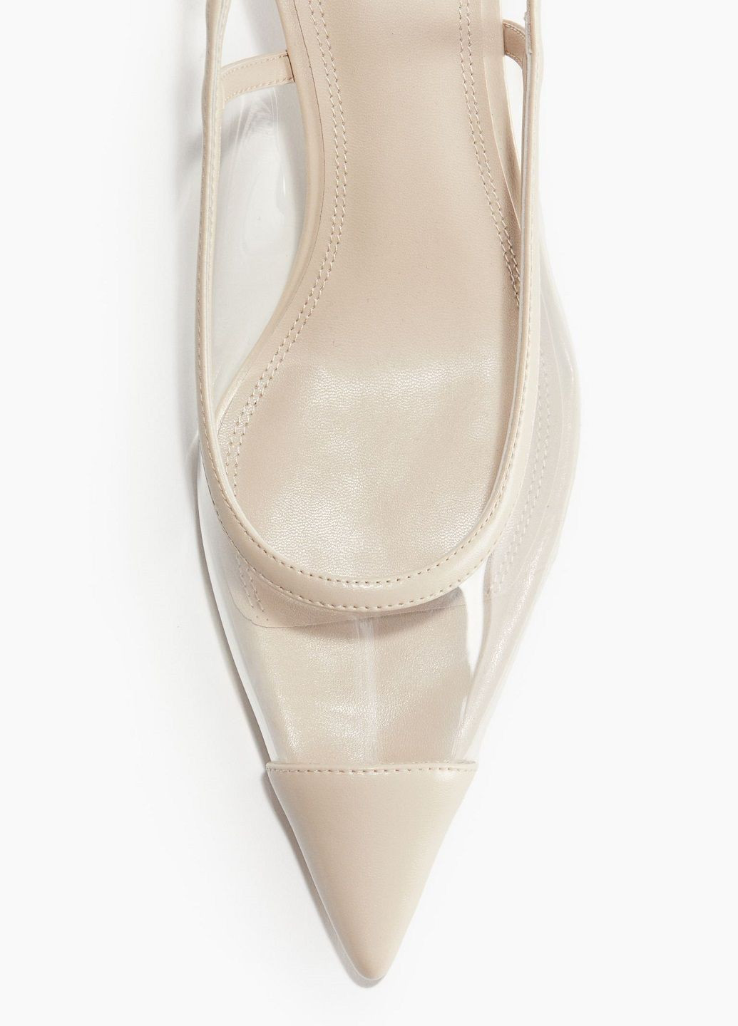 H&M Туфлі світло-бежевий з поліуретан, швеція — літо (340673987)