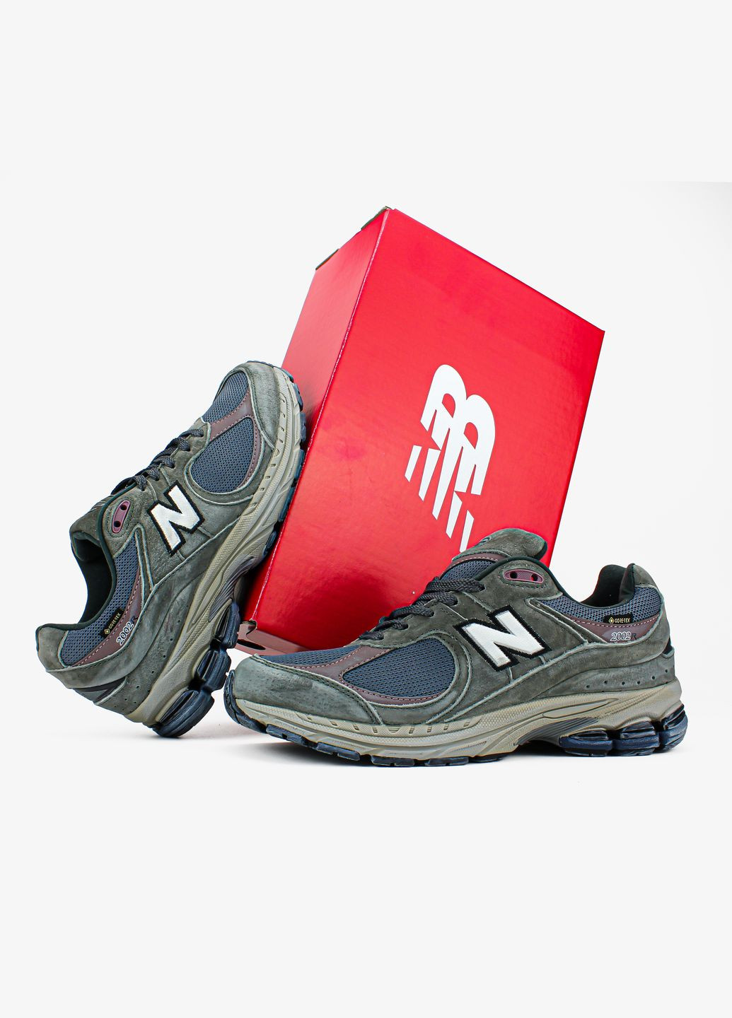 Серые всесезонные кроссовки мужские new balance 2002r gray | нью беланс 2002r серые No Brand