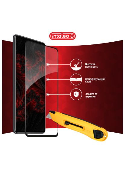 Скло захисне (1283126518775) Intaleo Full Glue Xiaomi Mi 11T Pro Black (366522370)