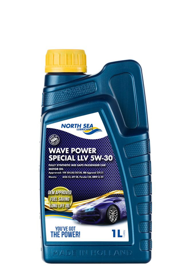 Синтетическое моторное масло WAVE POWER SPECIAL LLV 5W-30 1л No Brand (341720800)