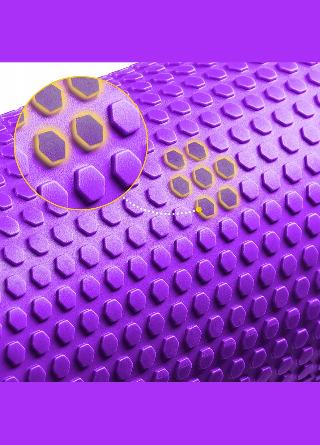 Масажний ролик CARE+ EVA 60 x 15 см (валик, роллер) Purple 4FIZJO 4fj0522 (276904537)