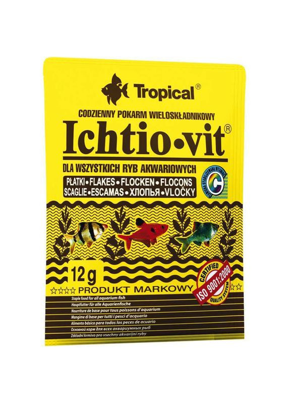 Корм-хлопья для всех видов рыб Ihtio-vit - 12 г Tropical (327056061)