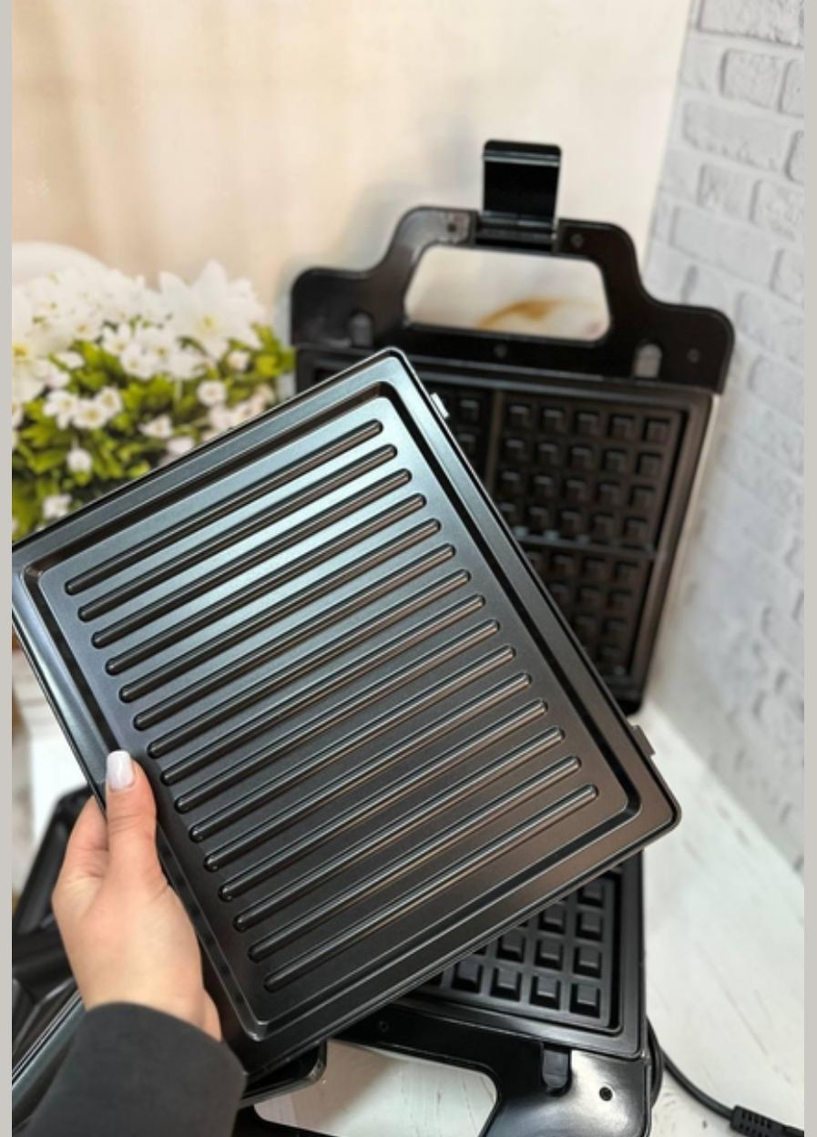 Мультимейкер SK-BBQ-852 антипригарне покриття 3в1 1400 Вт Sokany (342113708)