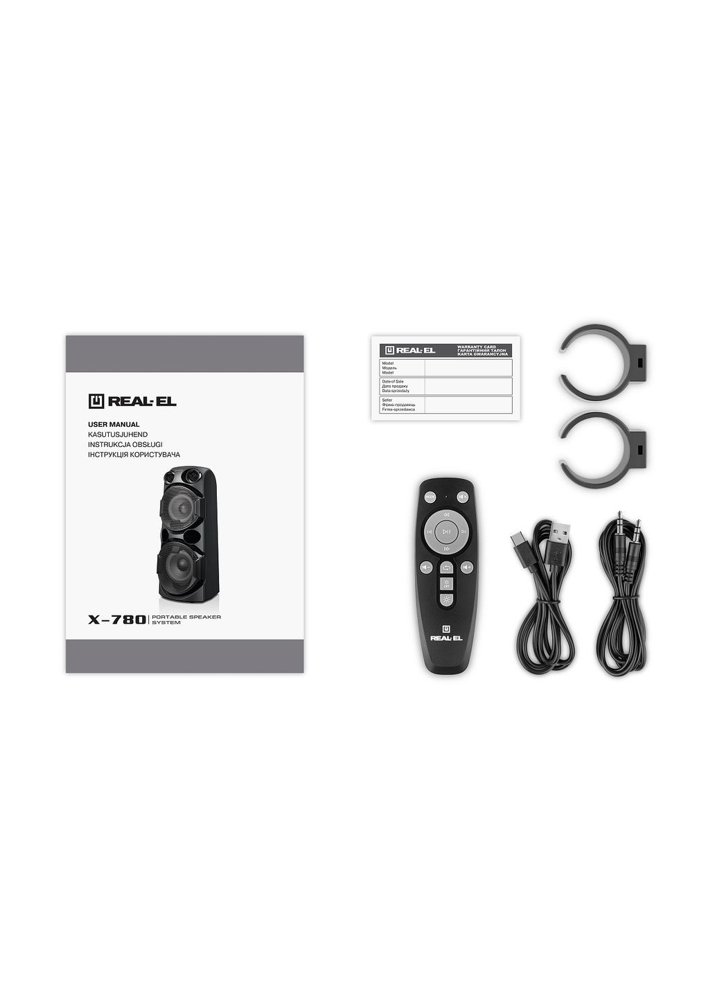 Акустическая система X-780 Black Real-El (365439301)