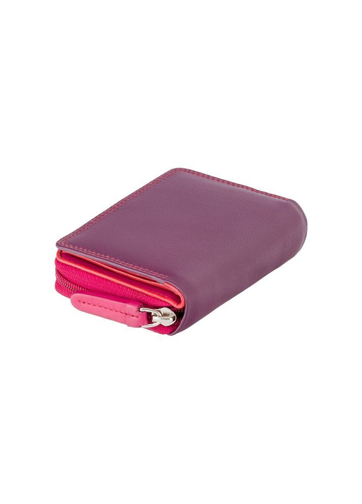 Фиолетовый кожаный женский кошелёк RB53 PLUM M Hawaii c RFID Visconti (303831012)