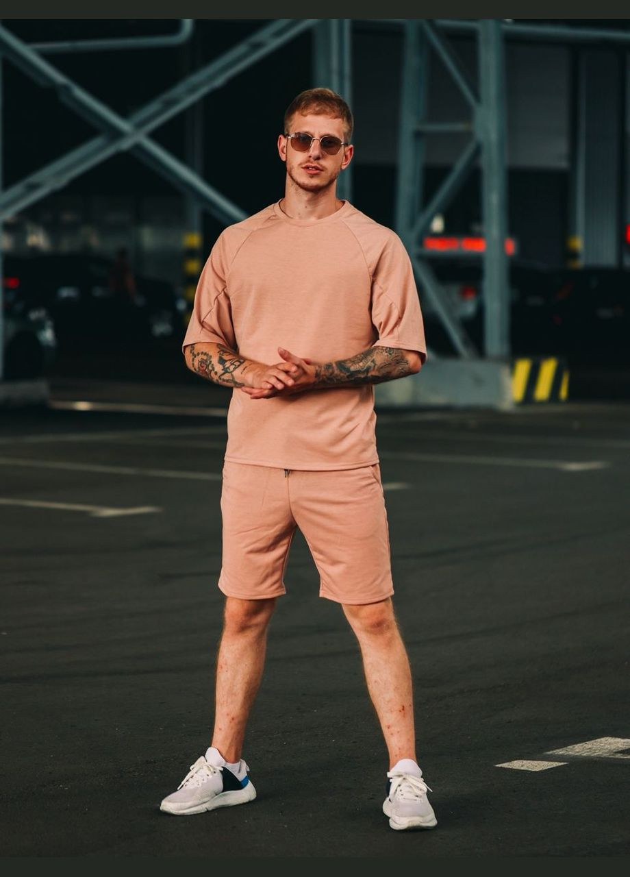 Комплект чоловічий оверсайз (шорти+футболка) No Brand комплект (294617065)