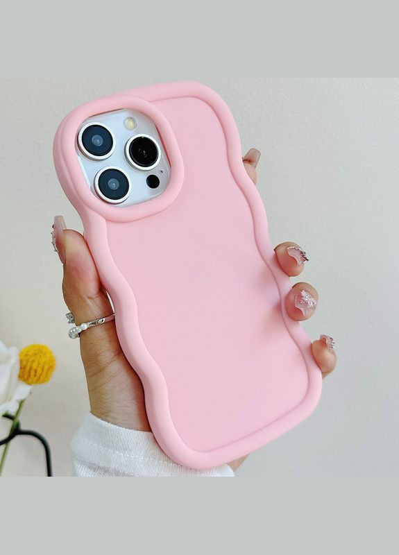 Чехол TPU Ripple для Apple iPhone 16 Pro Max (6.9") Pink No Brand (334117106)