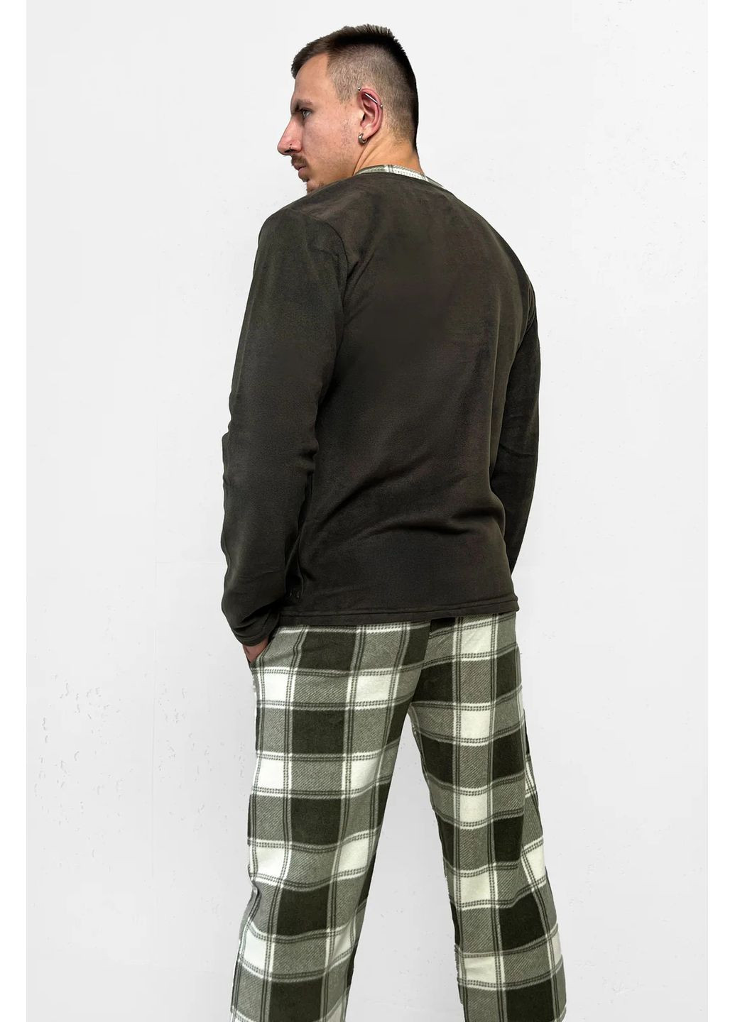 Флісова чоловіча піжама Pijamoni 6100-2 green (366197448)