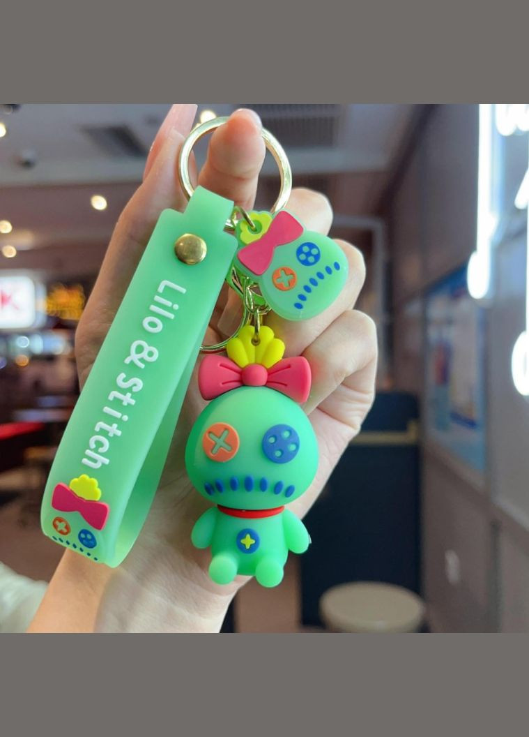 Стич брелок Лило и Стич Stitch Scrump Чуча силиконовый брелок для ключей аксессуар Shantou (285770896)