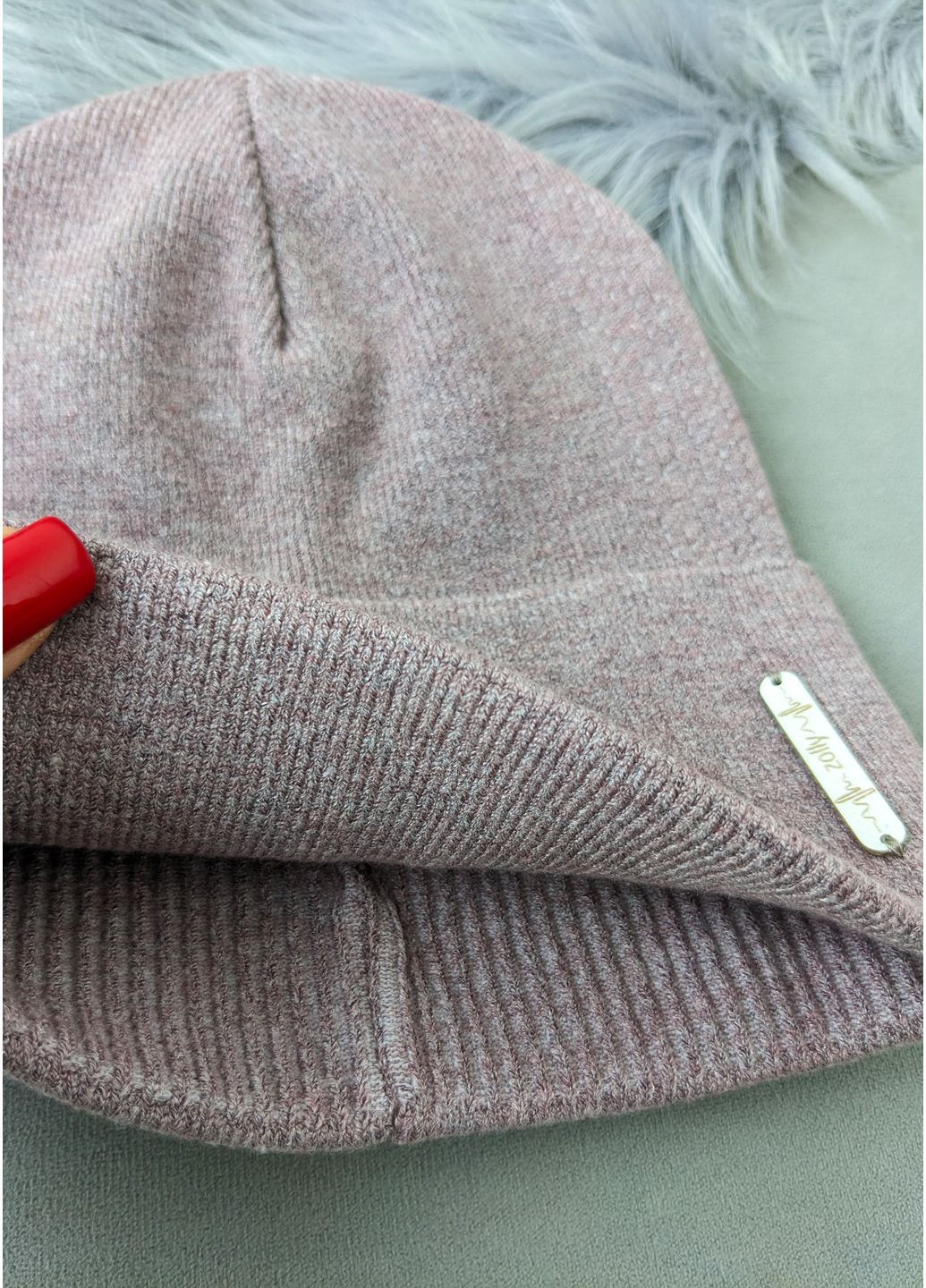 Женская шапка с отворотом – комфорт и стиль InFashion Шапка (366152472)