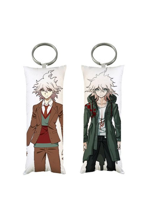 Брелок міні-дакімакура Нагіто Комаеда аніме Данганронпа двосторонній 4*10 см (br0363) No Brand (327005517)