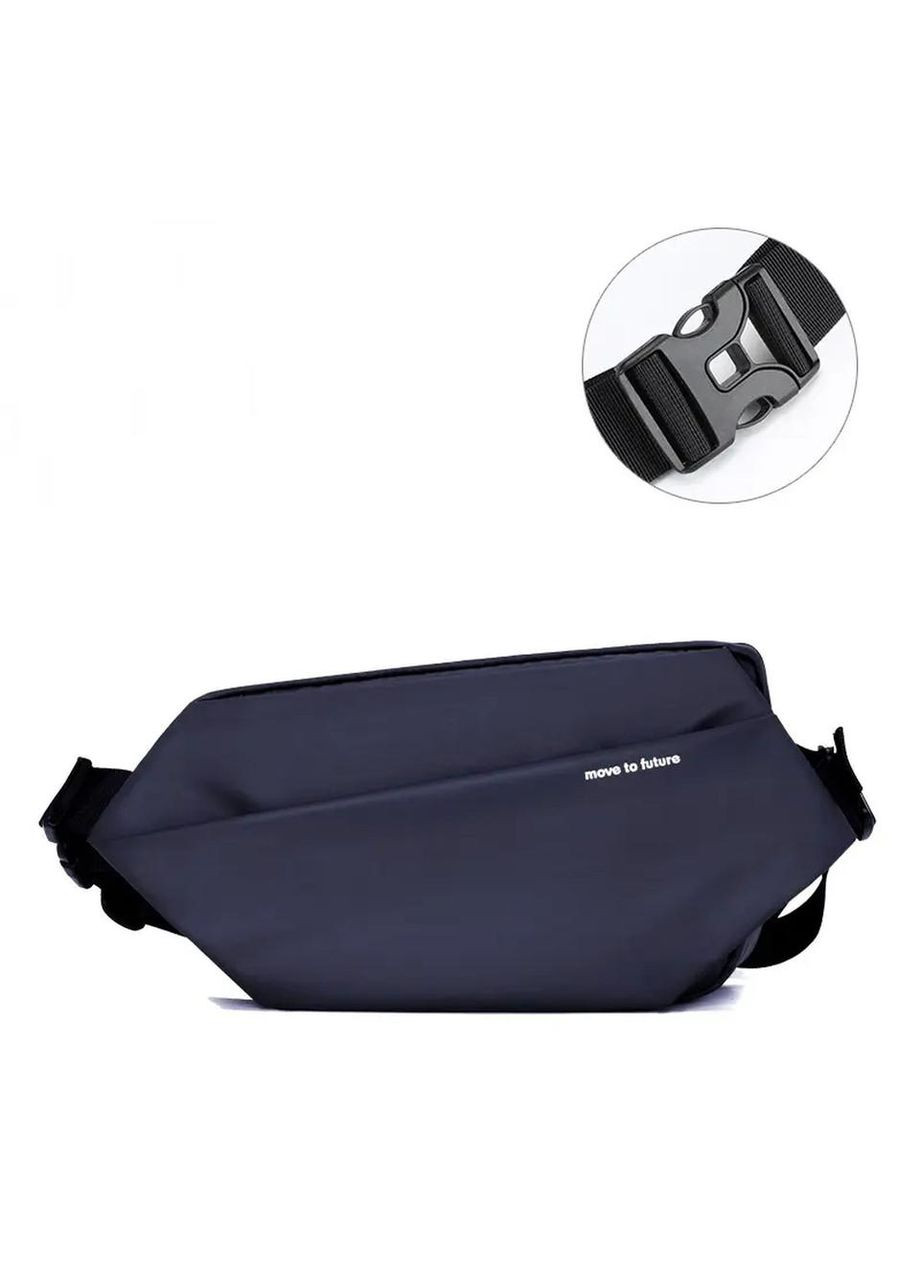 Сумка-слінг темно-синя водонепроникна через плече для чоловіків і жінок повсякденна дорожня сумка ProDobro (364672019)