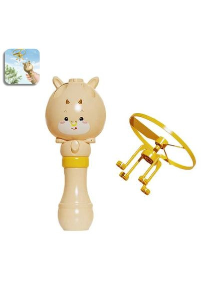 Детская игрушка генератор мыльных пузырей Bubble Toy летающий с подсветкой и музыкой No Brand (354226860)