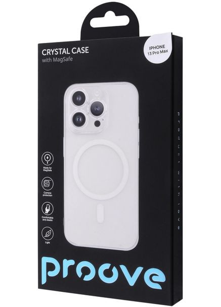 Чохол Crystal Case with Magnetic Ring iPhone 13 Pro Max ( ) Proove (360417514)