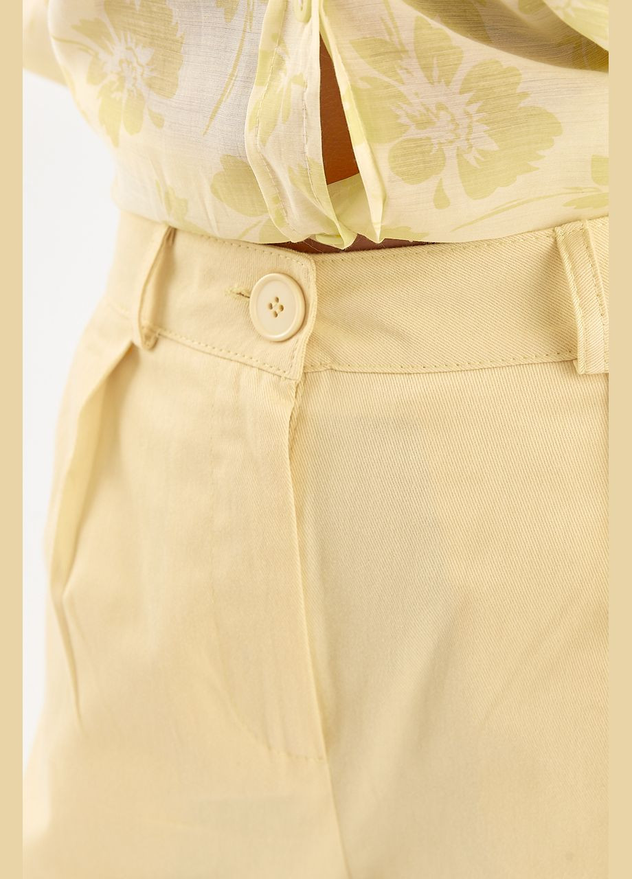 Класичні короткі шорти зі складками Lurex (344030160)