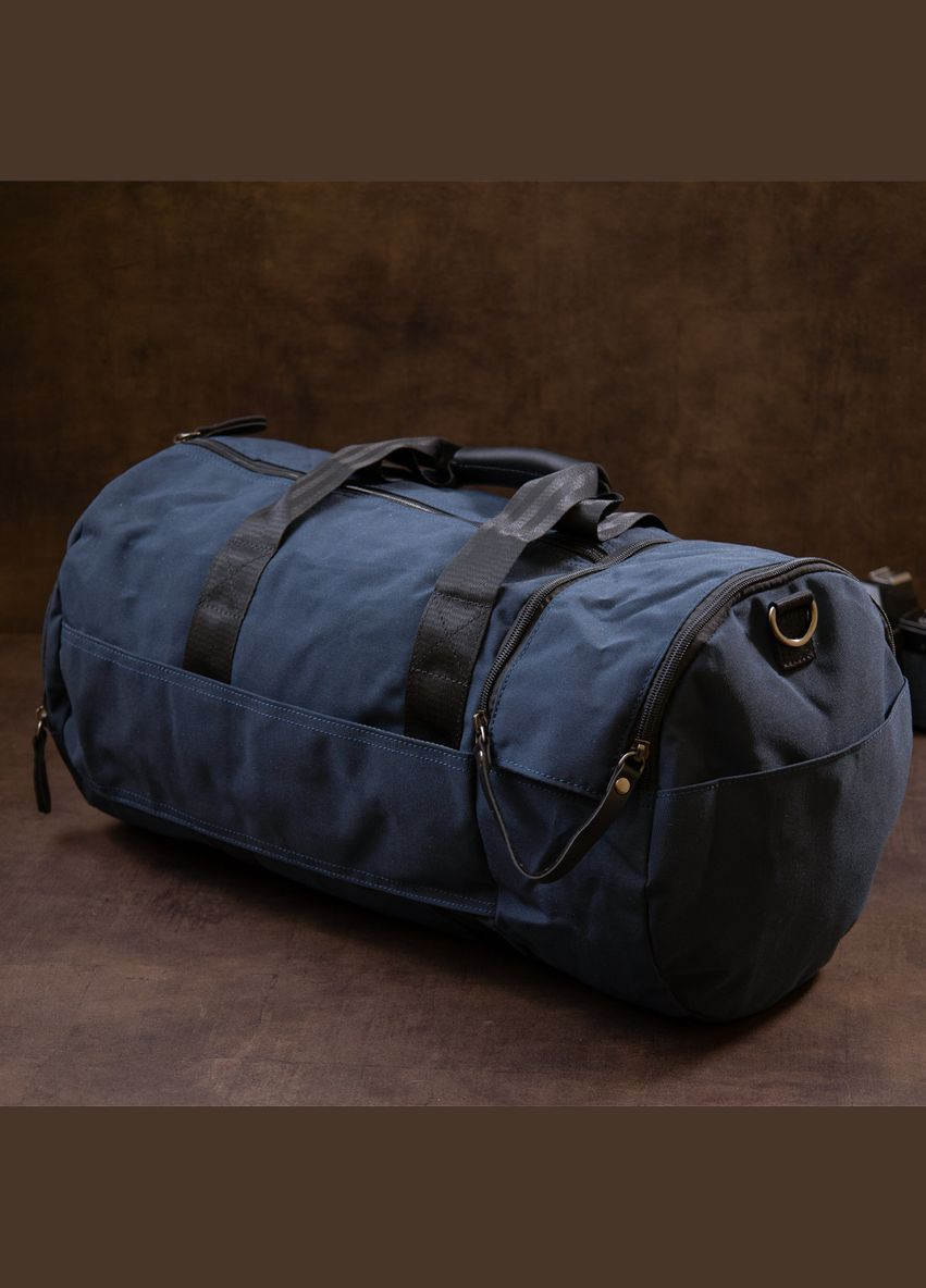 Спортивная сумка текстильная синяя 20644 Vintage (329195408)