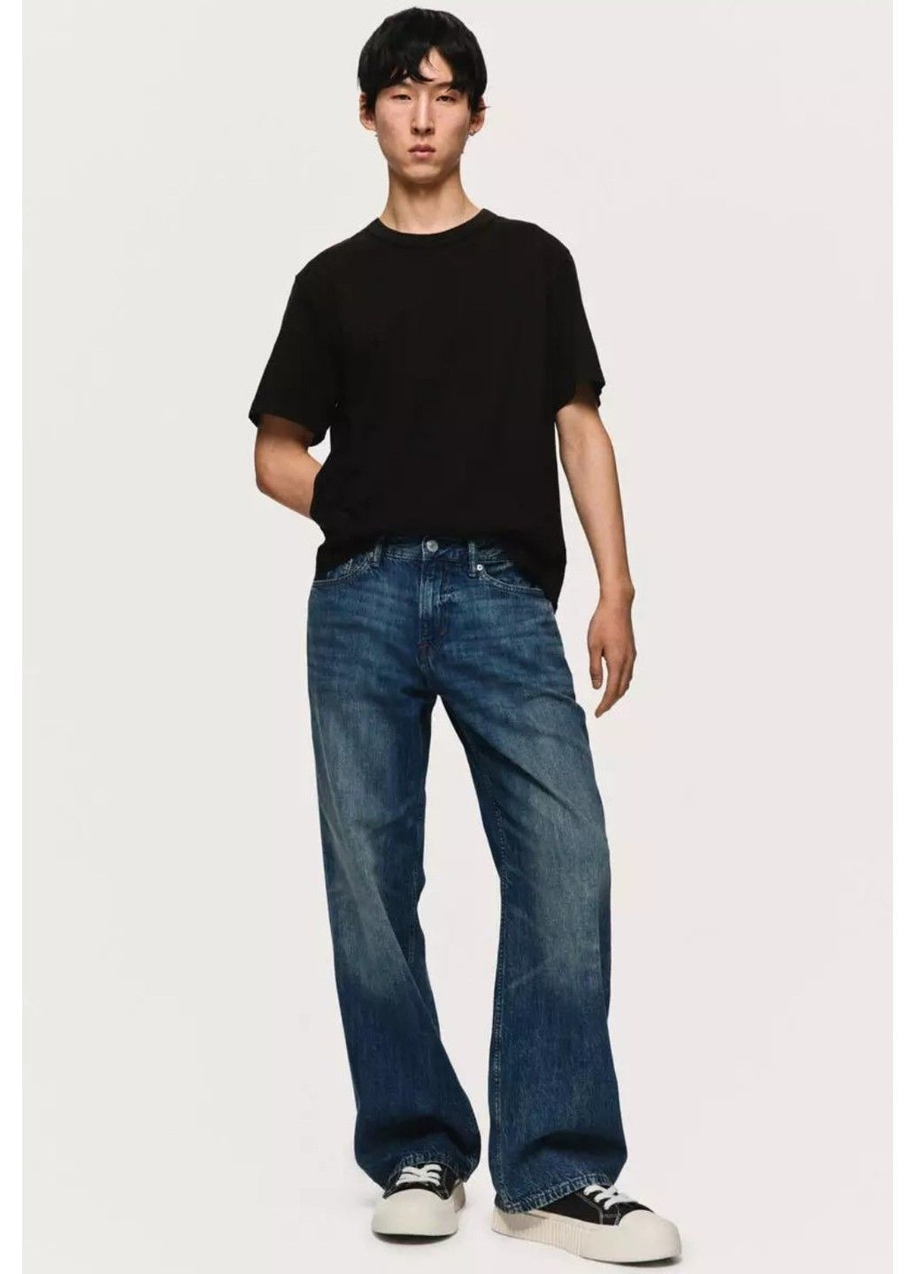 Чоловічі легкі джинси Straight Loose (58576) W30 L32 Темно-сині H&M (364358557)