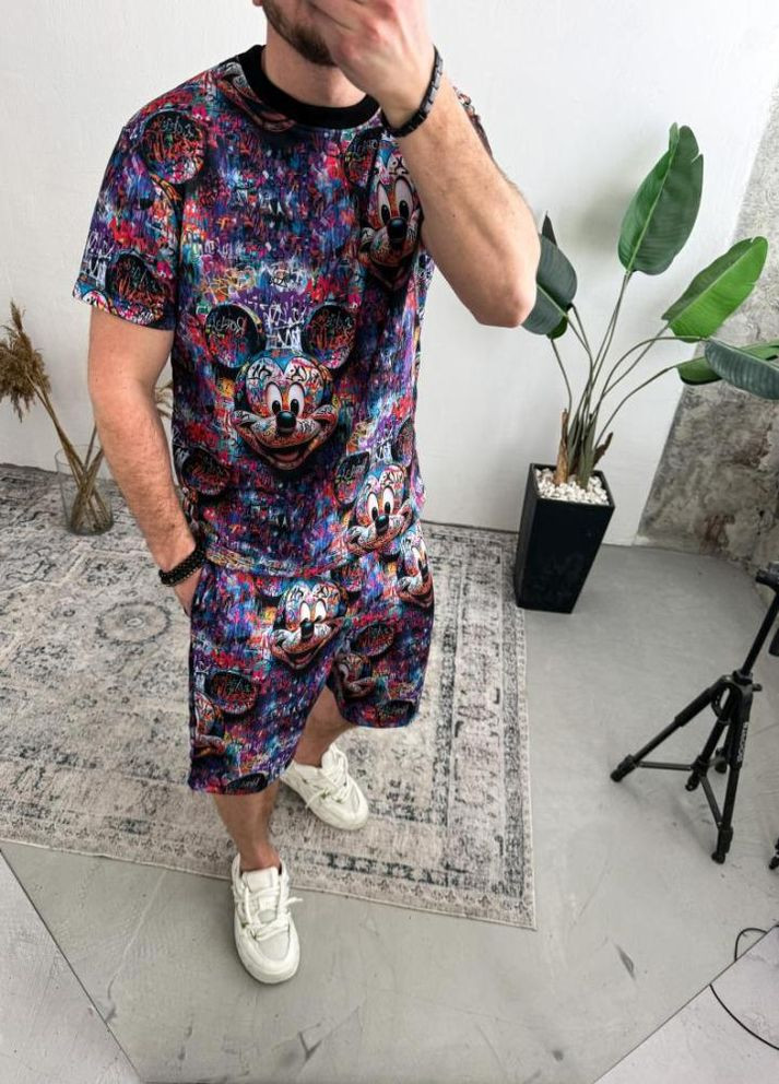 Комплект футболка шорти чоловічий стильний літо No Brand (328388125)