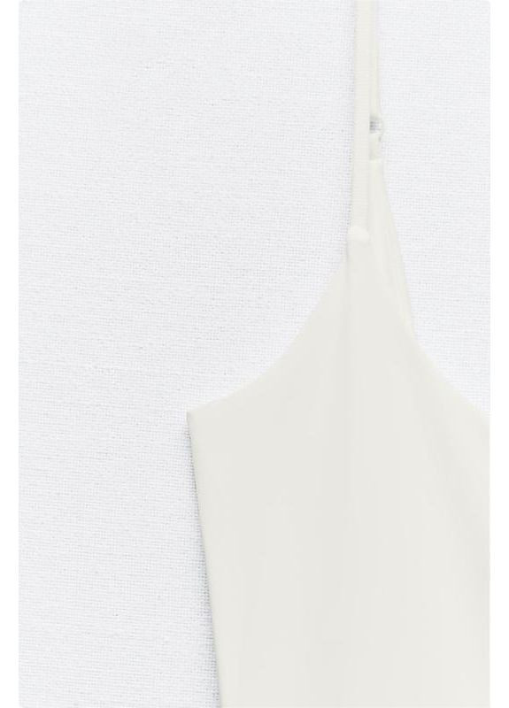 Білий облягаюча сукня на основі поліаміду Zara