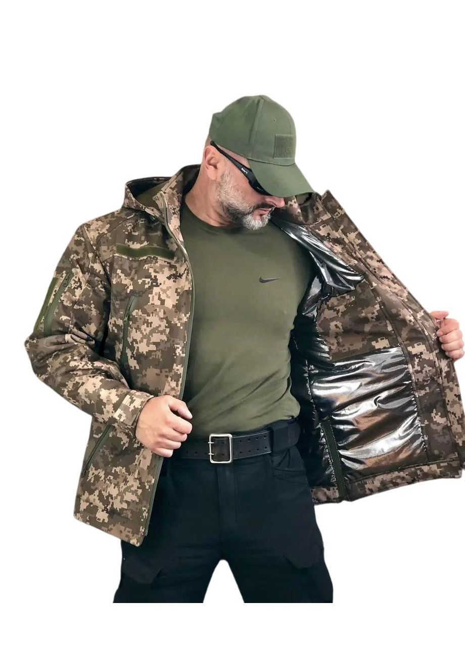 Куртка зимняя тактическая пиксель slimtex/omni-heat. No Brand (317215144)