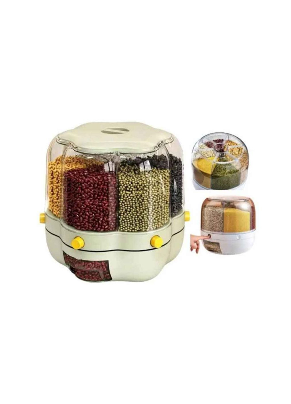 Диспенсер для сипучих 6 відділень 26х25х25см Edenberg (357223626)