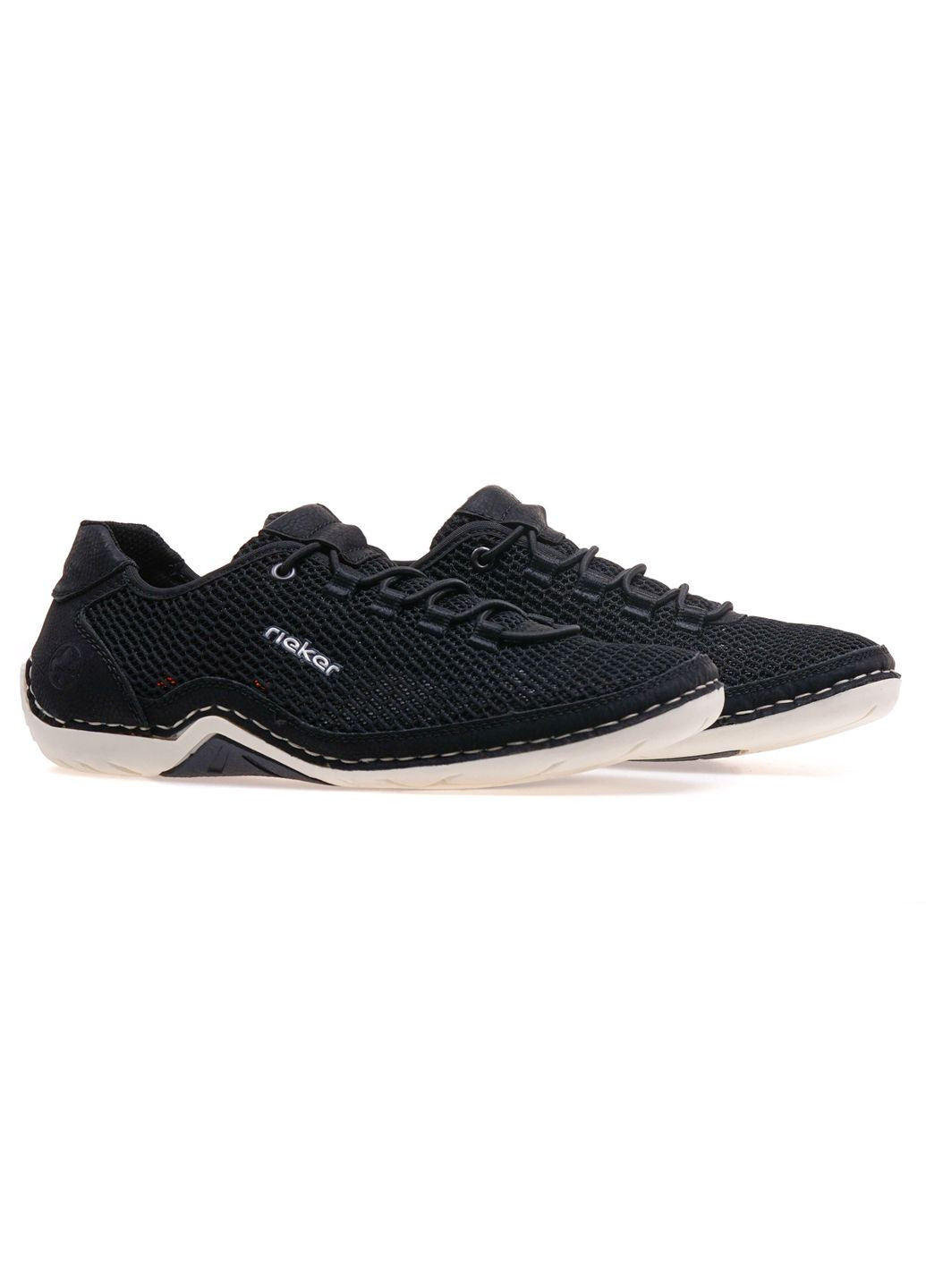 Чорні Літні кросівки чоловічі 07555-00 Rieker