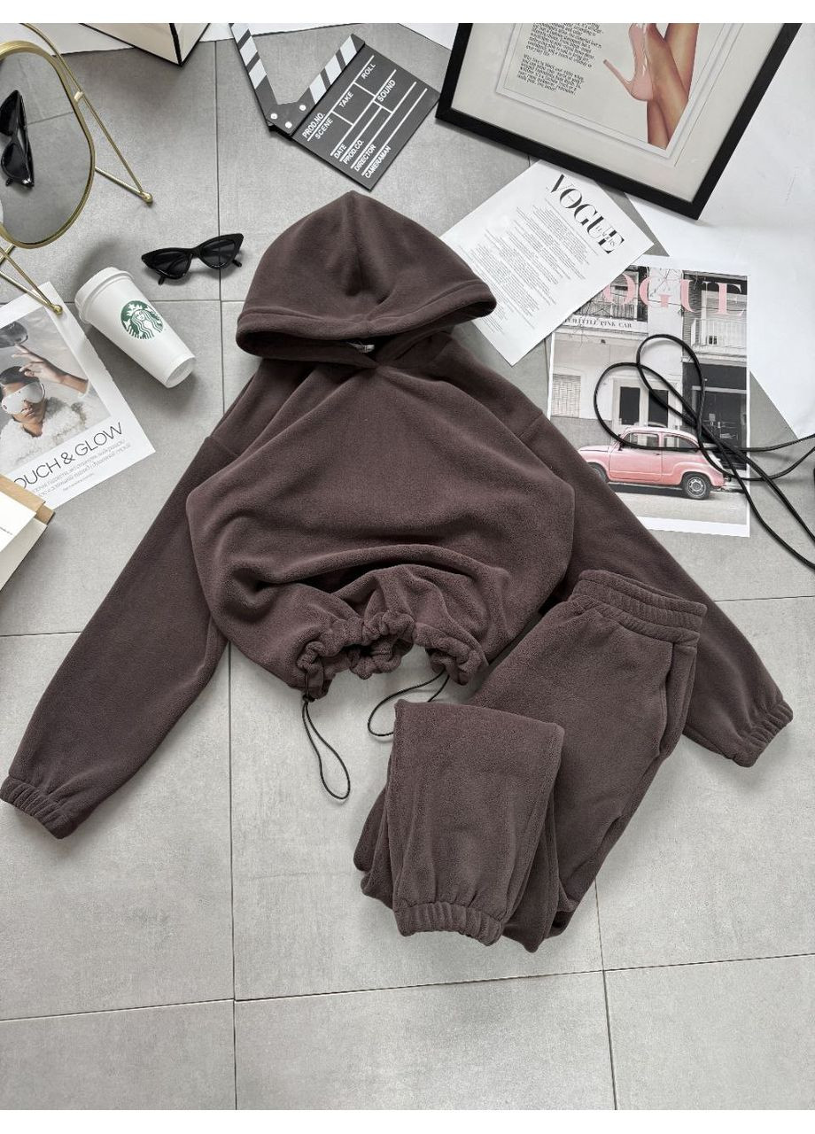 Трендовый костюм с двойным капюшоном — ЗАМЕРЫ В ОПИСАНИИ DK/DL Мода без кордонів (368760546)
