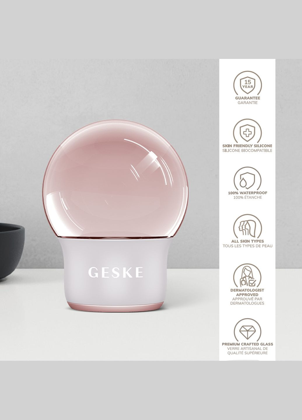 Массажер для лица и тела Cool&Warm Face and Body Massager 7в1 starlight GESKE (341525928)