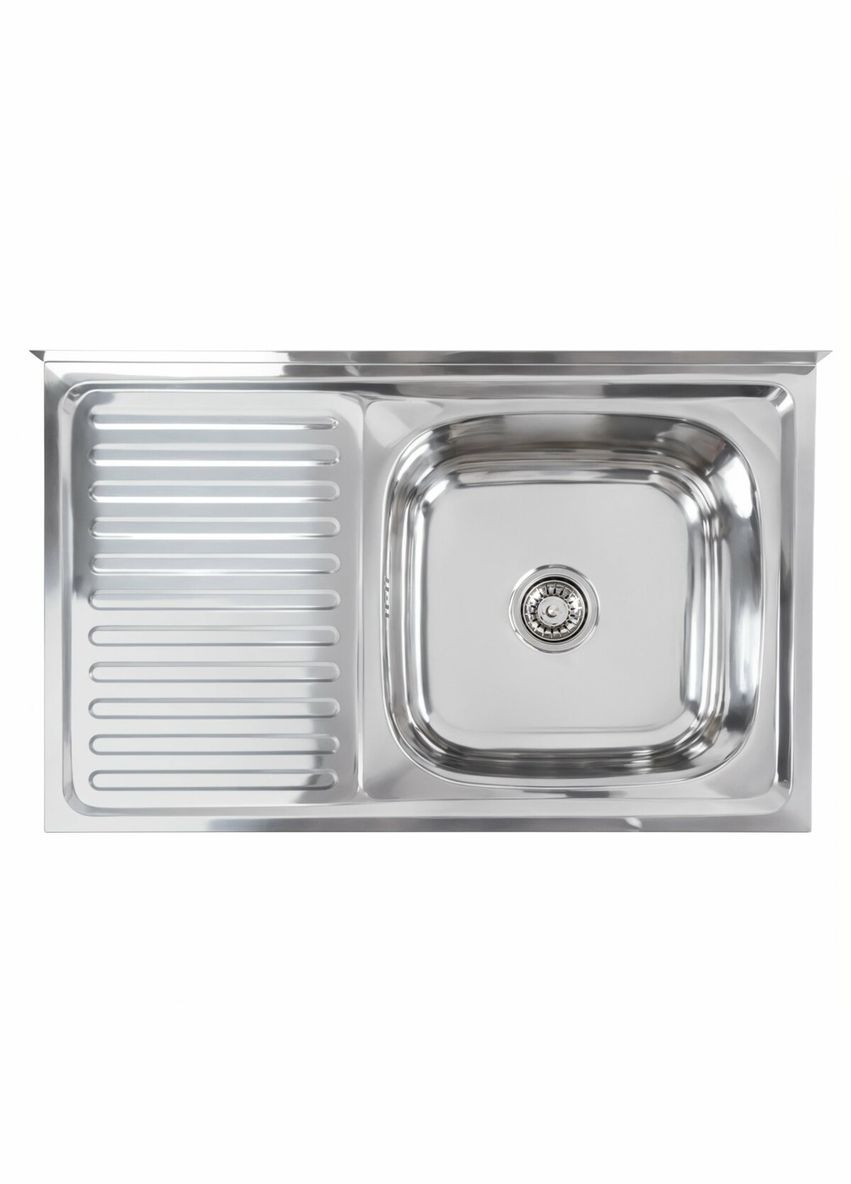 Кухонна мийка з нержавіючої сталі ПОЛІРОВКА 8050 R (0,7/160 мм) Valeso (336934333)