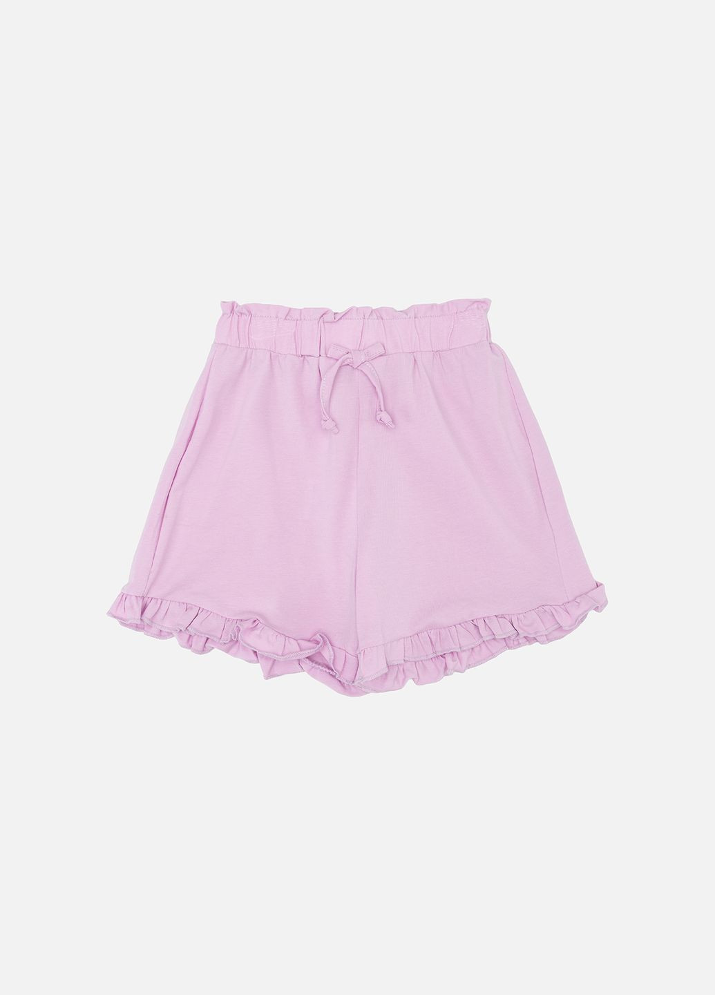 Бузковий літній костюм з шортами для дівчинки колір бузковий cb-00244207 Piop