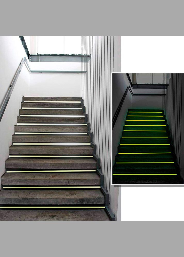 Люминесцентная клейкая лента светящаяся 5см*5м желтая Losso (327041668)