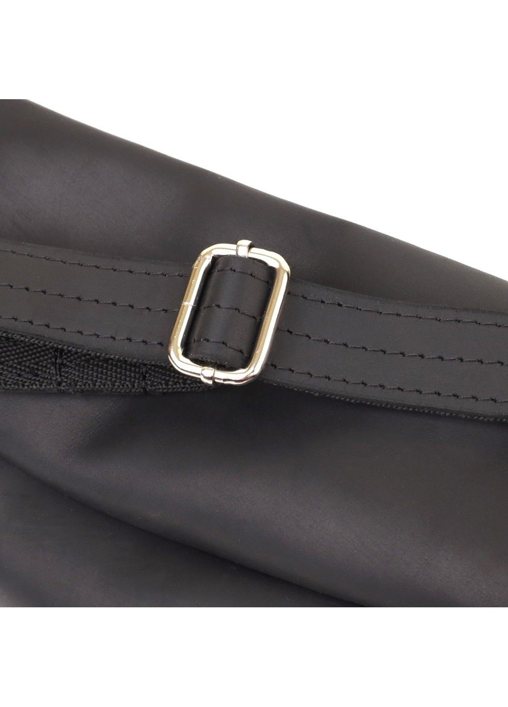 Надійна сумка бананка для чоловіків із вінтажної натуральної шкіри 23138 Чорний Shvigel (335081580)